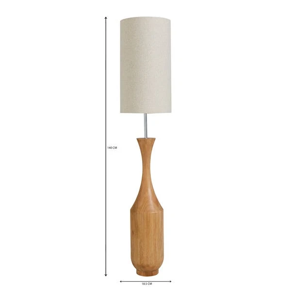 Sala Mango Wood Floor Lamp - Image 6