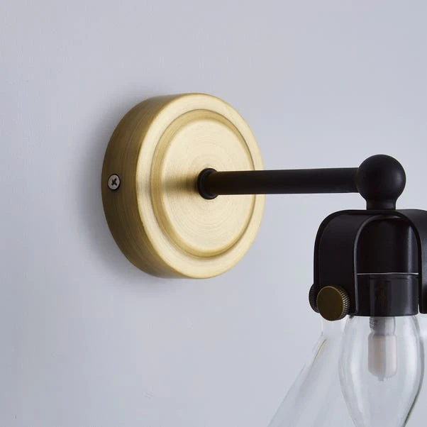 Paulson Bathroom Wall Light Antique Brass - Image 4