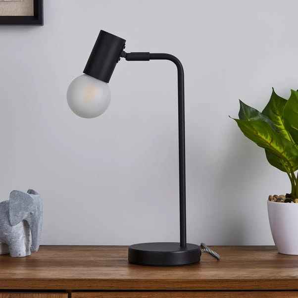 Bradford Matt Black Table Lamp - Image 2
