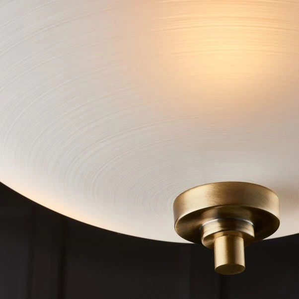 Vogue Welles 3 Light Semi Flush Ceiling Light - Image 3