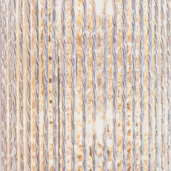 Vogue Galina Crystal Wall Light Chrome - Image 4