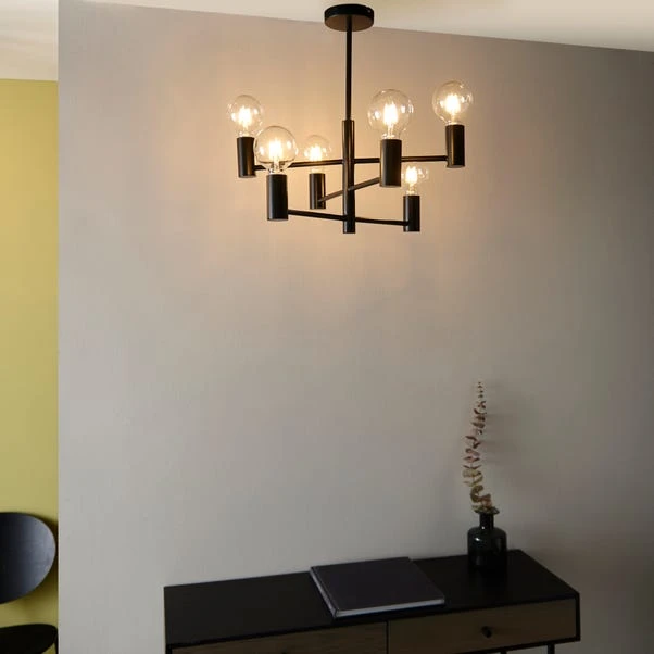 Vogue Forsan 6 Light Semi Flush Ceiling Light - Image 3