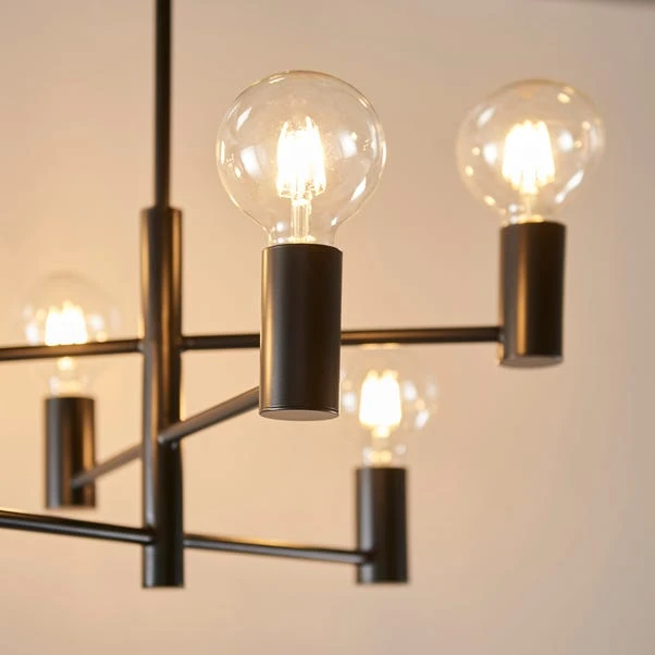 Vogue Forsan 6 Light Semi Flush Ceiling Light - Image 5