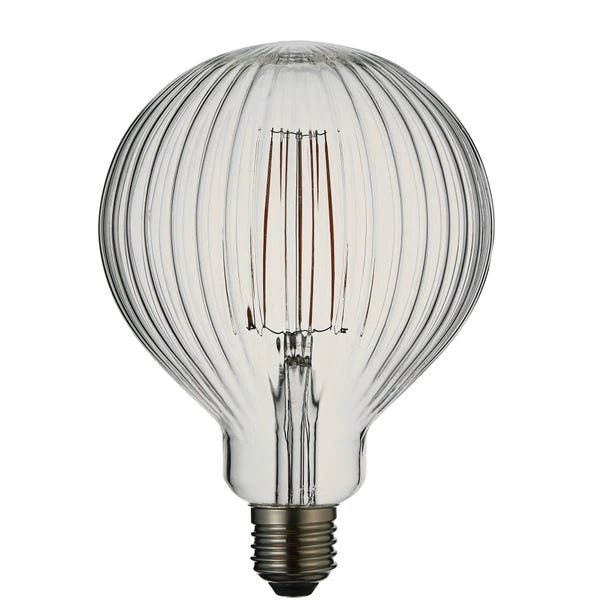 Vogue 4W ES LED Ribbed Globe Bulb - Image 2