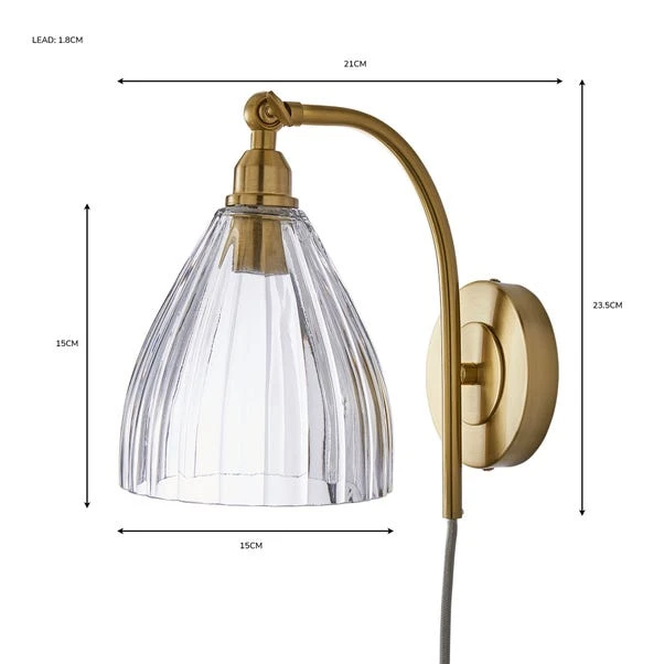Churchgate Allexton Plug In Wall Light - Image 12
