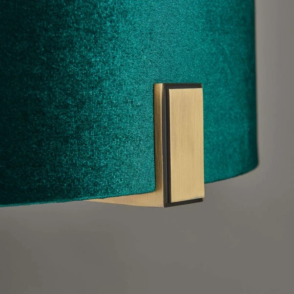 Vogue Balaton Green Velvet Table Lamp - Image 3