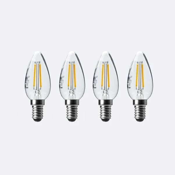 Set Of 4 Status 2.5W Filament SES Candle Bulbs - Image 4
