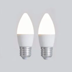 Set Of 2 Status 5.5W Pearl ES Candle Bulbs