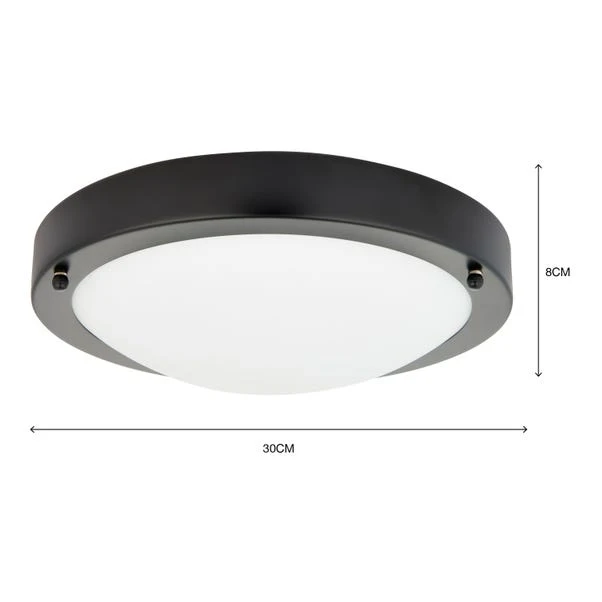 Pluto Bathroom Flush Ceiling Light - Image 7