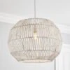 Wicker Woven Easy Fit Pendant Shade