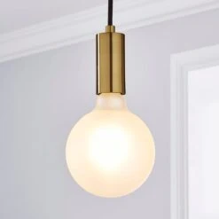 Status Bradford 4W Frosted Glass G125 Dimmable Bulb