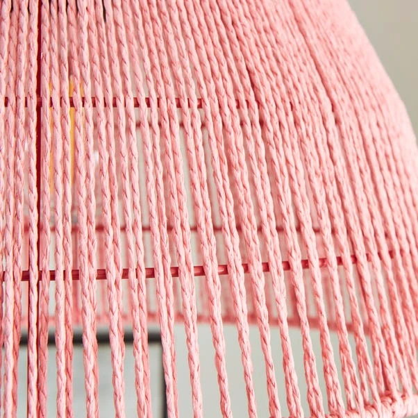 Kabir Pink String Easy Fit Pendant Shade - Image 3
