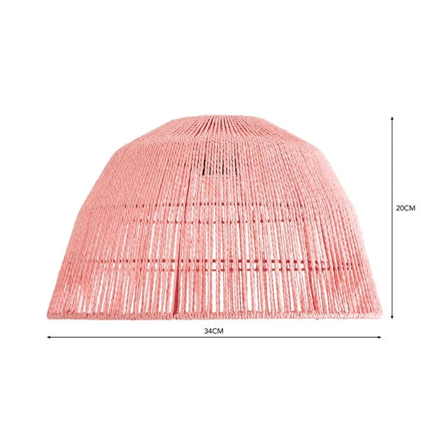 Kabir Pink String Easy Fit Pendant Shade - Image 4