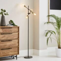 Marsden Industrial 4 Light Floor Lamp