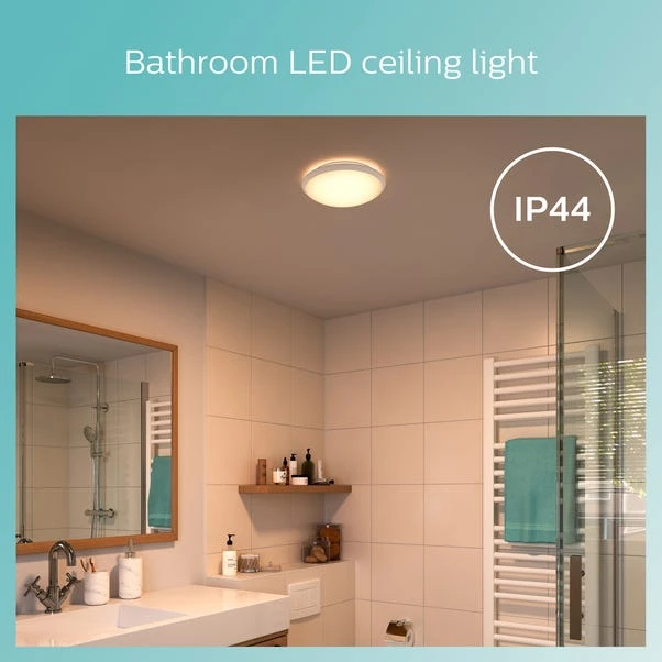Philips Doris Warm White Integrated LED Flush Ceiling Light - Image 5