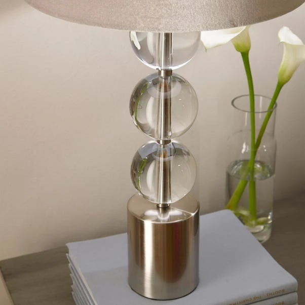 Harris Tall Glass Table Lamp - Image 2