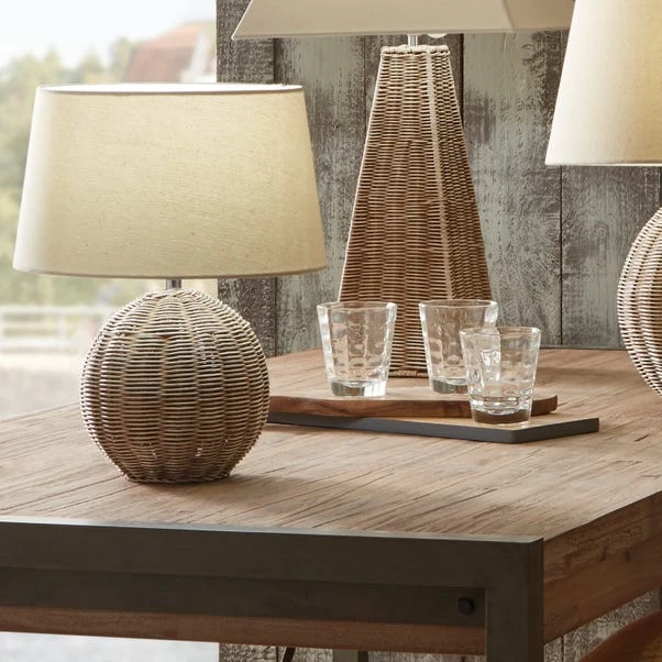 Raffles Rattan Table Lamp