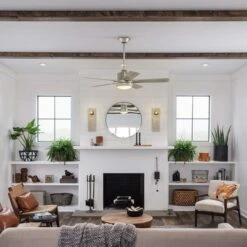 Kichler Colerne Ceiling Fan With Light & Remote, 132cm