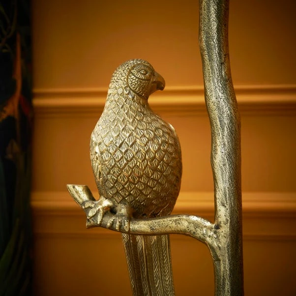 Gold Parrot Tripod Floor Lamp - Image 2