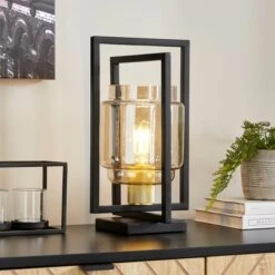 Seattle Industrial Metal Table Lamp