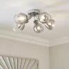 Sylvia 5 Light Semi Flush Ceiling Light