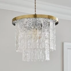 Gianna Acrylic 2 Tier Easy Fit Pendant Shade