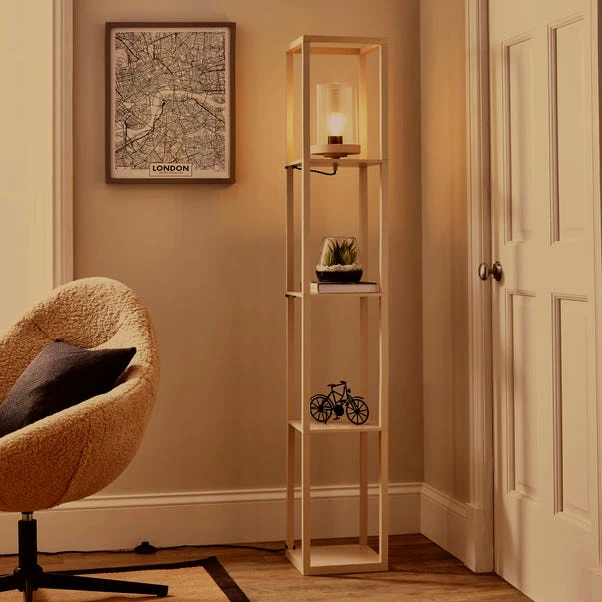 Keates Shelved Floor Lamp - Image 2