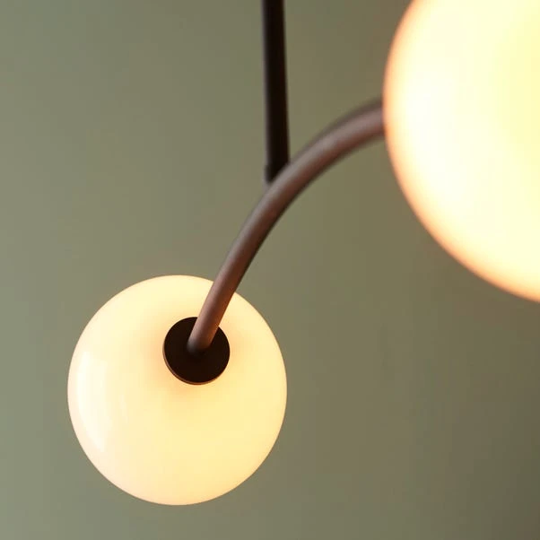 Vogue Nico 4 Light Semi Flush Ceiling Light - Image 4