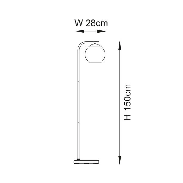 Vogue Arkoma Floor Lamp - Image 9