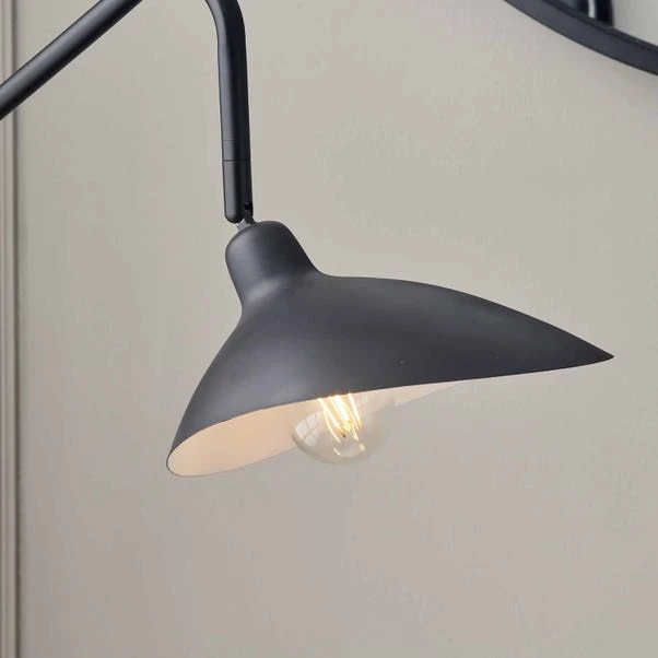 Toulon Matt Black Task Floor Lamp - Image 2