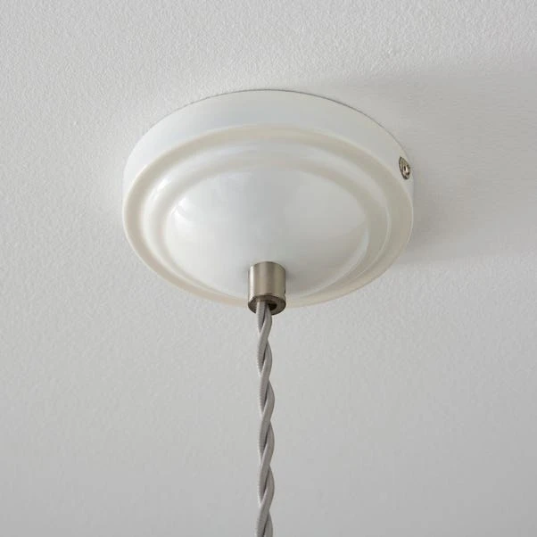 Lilbourne Ribbed Ceramic Pendant Light - Image 4