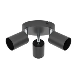EGLO Essentials Reciso-E 3 Light Adjustable Semi Flush Spotlight
