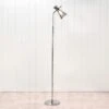 Monroe Waisted Glass And Metal Floor Lamp