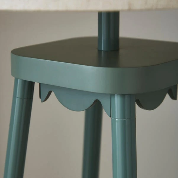 Remi Shelved Tripod Floor Lamp - Image 15