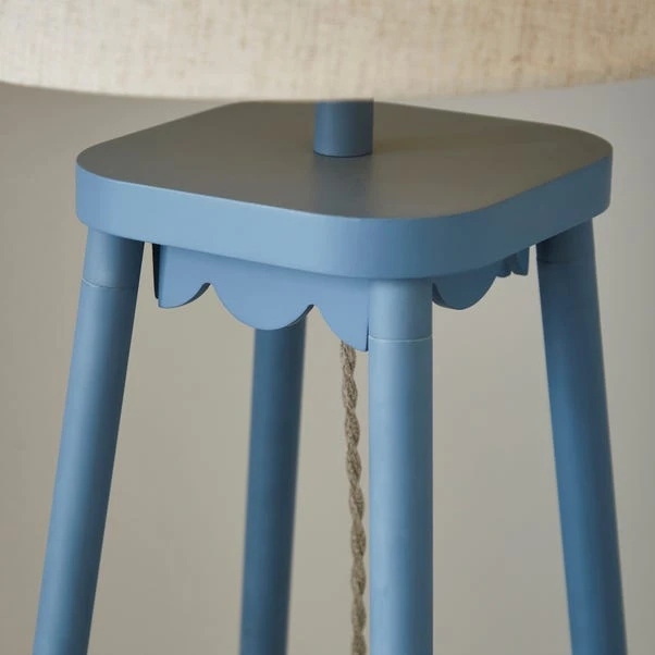 Remi Shelved Tripod Floor Lamp - Image 9