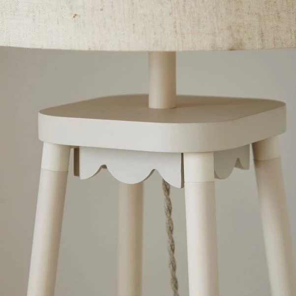 Remi Shelved Tripod Floor Lamp - Image 3