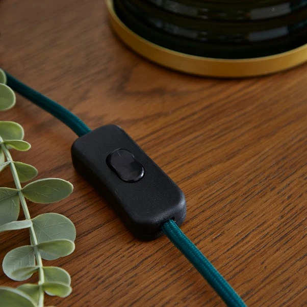 Nico Ribbed Glass Table Lamp - Image 10