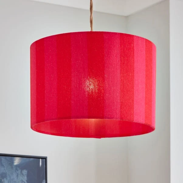 Beatrice Stripe Drum Lamp Shade - Image 16