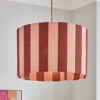 Beatrice Stripe Drum Lamp Shade