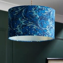 Marble Drum Lamp Shade