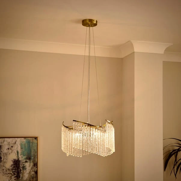 Spiralia 3 Light Glass Ceiling Light - Image 2