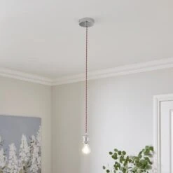 Charlie Industrial Adjustable Pendant Flex Ceiling Light Cable