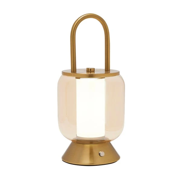 Hestia Lantern Rechargeable Colour Changing LED Touch Table Lamp - Image 2