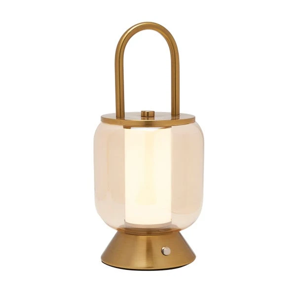 Hestia Lantern Rechargeable Colour Changing LED Touch Table Lamp - Image 3