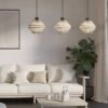 EGLO Midsumer 3 Light Adjustable Pendant Lights