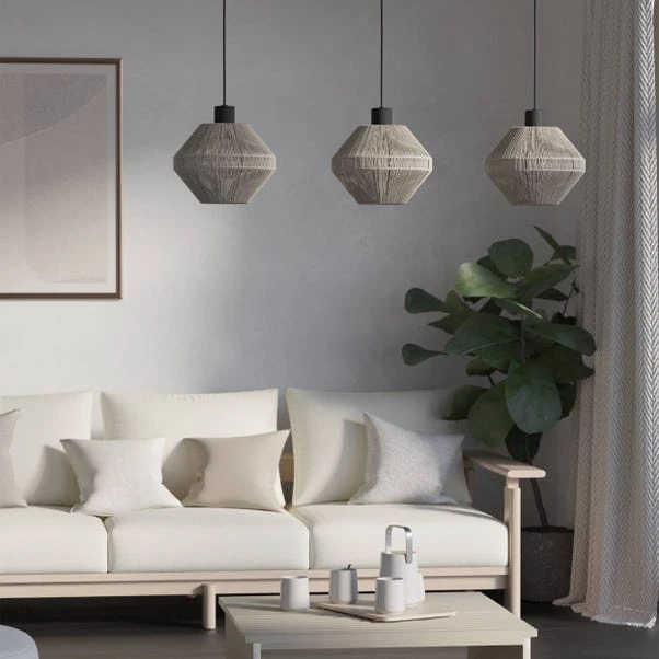 EGLO Midsumer 3 Light Adjustable Pendant Lights - Image 2