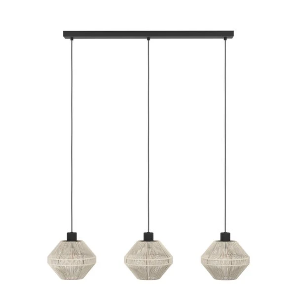 EGLO Midsumer 3 Light Adjustable Pendant Lights - Image 4