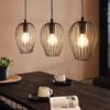 EGLO Newtown Mid Century Industrial 3 Light Adjustable Diner Ceiling Light