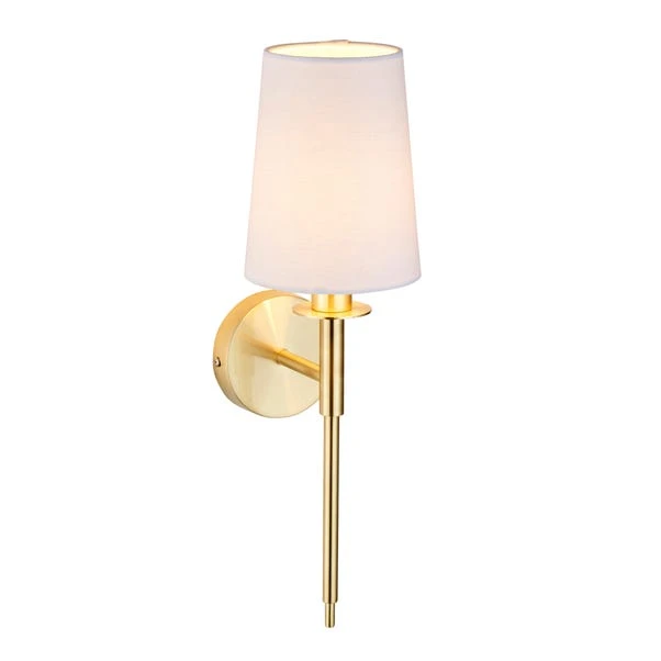 Return - Vogue Callan Wall Light, Brushed Gold - Image 8
