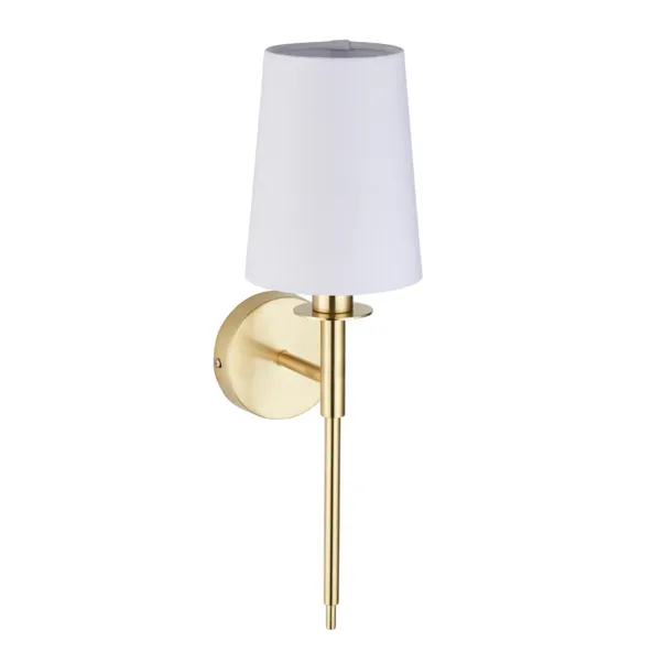 Return - Vogue Callan Wall Light, Brushed Gold - Image 9